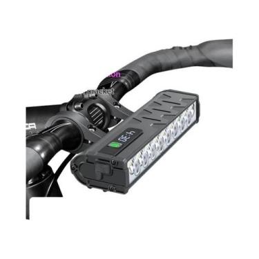 Imagem de Lanterna De Bicicleta À Prova d'Água Com Carregamento USB 10000 Lúmens