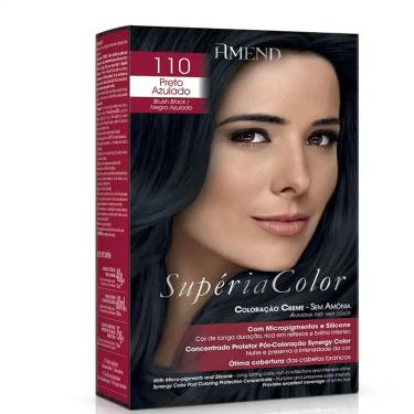Imagem de Tonalizante Superia Preto Azulado Amend 110