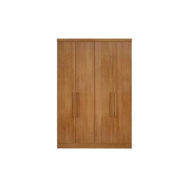 Imagem de Modulado De Quarto Guarda Roupa Rizon C- 4 Portas E 3 Gavetas Freijo Cumaru - Novo Horizonte