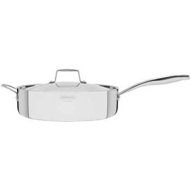 Imagem de Frigideira em Aço Inox com Tampa e Cabo 30 cm 5,6 L Grano Tramontina, 