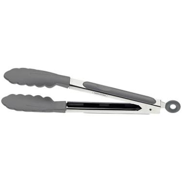 Imagem de Pegador Multiuso Inox com Trava Tramontina - Moldê Cinza, Cinza, 1