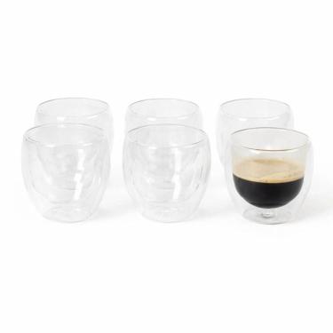 Imagem de Jogo de 6 Copos Parede Dupla em Vidro Borossilicato 250ml La Vittra