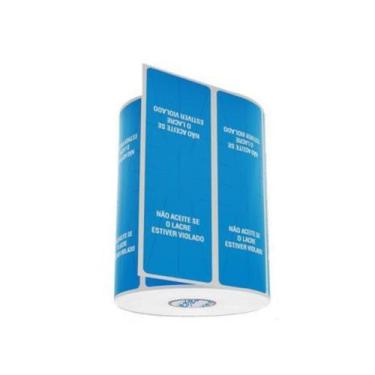 Imagem de Lacre Azul T25 34m 100x030x1cm Com Adesivo - Regispel