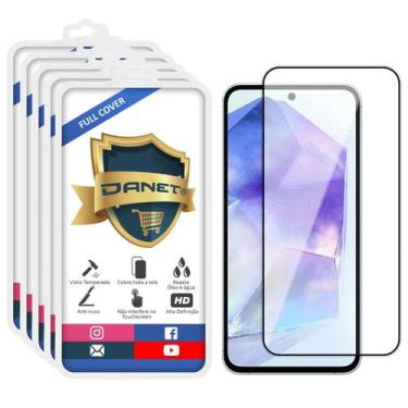 Imagem de Kit 5x Película De Vidro Temperado 3d Para Galaxy A55 Full - Danet