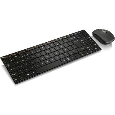 Imagem de Teclado e Mouse wifi Multimidia 2.4 Ghz Preto TC202 - Multilaser