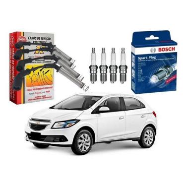 Imagem de Kit Vela Cabo Bosch Onix 1.0 Flex 2013 A 2015