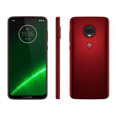 Imagem de Smartphone Motorola G7 Plus 64GB Rubi 4G - 4GB RAM Tela 6,24 Câm. Dupl