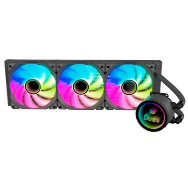 Imagem de Water Cooler Neo Mirror 360mm Rgb Preto Duex com Radiador em Alumínio e Fans de 120mm