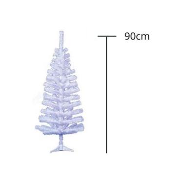 Imagem de Arvore De Natal Pinheiro 90cm Branca 79718 - Travagin