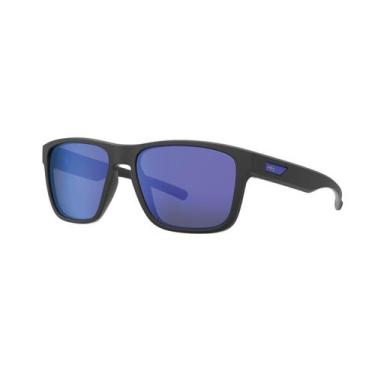 Imagem de Óculos de sol HB H-Bomb Matte Black D Blue azul espelhado, Preto, Azul