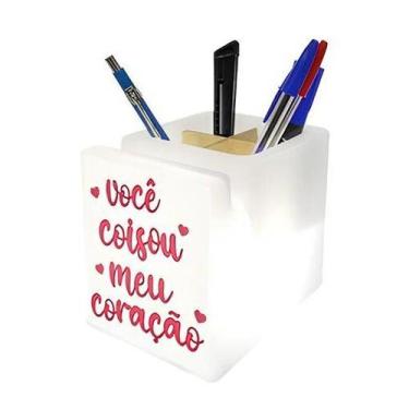 Imagem de Organizador de Mesa Iluminado Você Coisou Meu Coração - DECORFUN