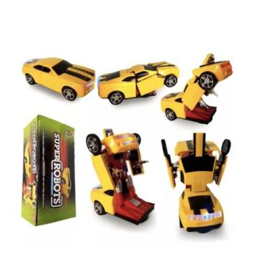 Imagem de Carrinho Transformers: Camaro Vira Robô com Diversas Funções. - Carrin