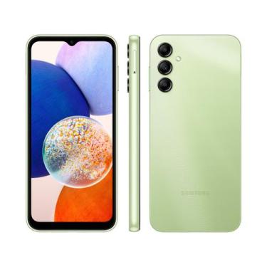 Imagem de Smartphone Samsung Galaxy A14 128GB Verde Lima 5G Octa-Core 4GB RAM 6,