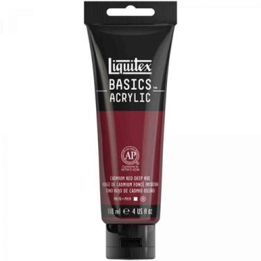 Imagem de Tinta Acrilica Liquitex Basics 118ml 311 Cadmium Red Deep Hue