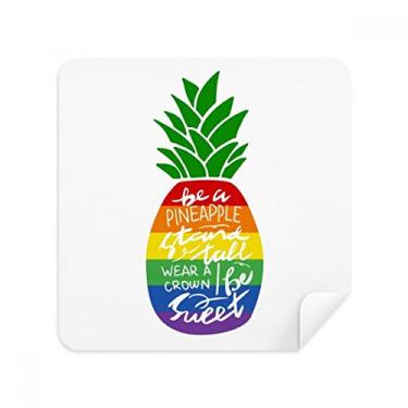 Imagem de Abacaxi arco-íris LGBT bandeira óculos pano pano pano pano pano pano pano pano pano pano pano pano pano embalagem com 2