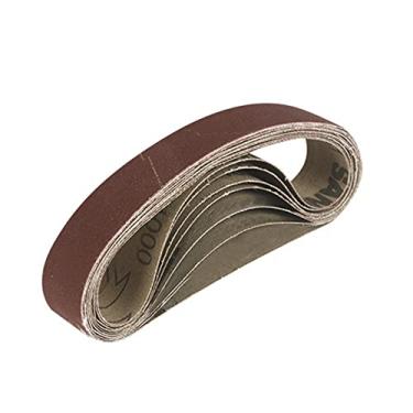 Imagem de 10 peças 10/20/30mm * 330 cintos de lixamento ferramenta de cinto abrasivo para couro metal madeira cinto de moagem máquina ferramentas de polimento, 30mmx330mm