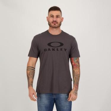 Imagem de Camiseta Oakley O Bark Ss Cinza Escuro