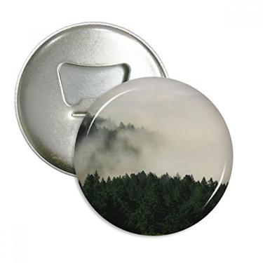 Imagem de Abridor de garrafas Mountain Fog Forest Cloud Sky Emblema Multifuncional