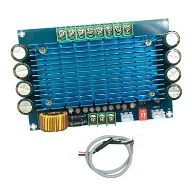 Imagem de MOOKEENONE 12V XH-M180 TDA7850 Módulo de placa de amplificador de áudio de carro de alta potência de 4 canais 50W x 4