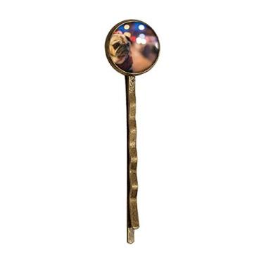 Imagem de Dog Pet Animal Lonely Photo Retro Metal Hair Bobby Pin Headwear