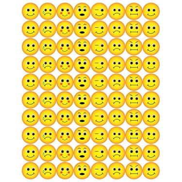 Imagem de Hygloss Produtos Adesivos Emoticon Emoji - 2000 Adesivos - 1/2 Polegada, 25 Folhas