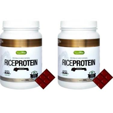 Imagem de Kit 2 Rice Protein Cacau Veganway 900G - Proteína Vegana