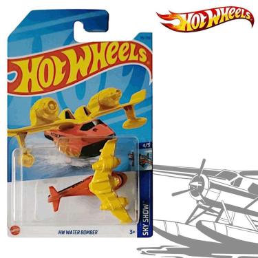 Imagem de Carrinho Hot Wheels Hidroavião Water Bomber Laranja