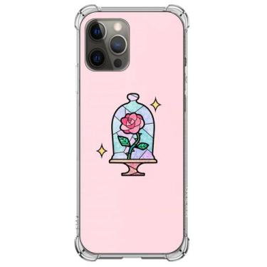Imagem de Capa Case De Celular Rosa Redoma De Vidro Samsung A10s - Smartec