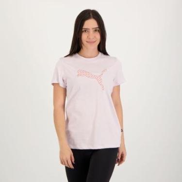 Imagem de Camiseta Puma Power Graphic Feminina Lilás-Feminino
