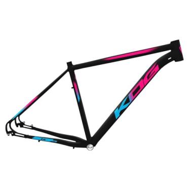 Imagem de Quadro Aluminio Bicicleta aro 29 KOG MTB Alumínio 6061 Cabo Interno,Preto Rosa Azul,15