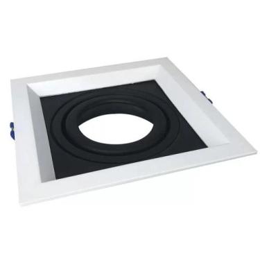 Imagem de Embutido Recuado Spot  cor Preto e Branco. - CTB