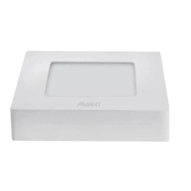 Imagem de Plafon Led Quadrado 12x12 Sobrepor Painel 6w 3000k Avant