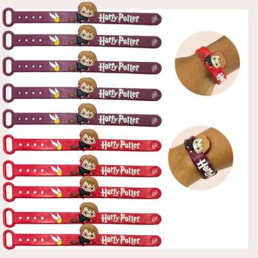 Imagem de Pulseirinha Crianças Harry Potter emborrachada com regulagem 6 unidade