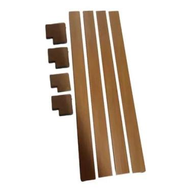 Imagem de Kit alcapao moldura forro pvc 60x60  - Agilize, Cerejeira