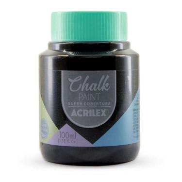 Imagem de Tinta Chalk Paint Acrilex 100ml 520 Preto