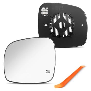 Imagem de SNEMEEY Substituição do espelho do lado do motorista para Dodge Grand Caravan 2008-2020, Chrysler Town Country 2008-2016, RAM CV 2012-2015, 2009-2014 VW Routan Espelho esquerdo de vidro aquecido