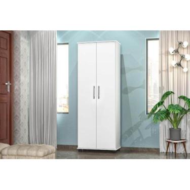 Imagem de Armário Multiuso 2 Portas com Rodízios Arezzo Branco - Rede Móveis - J