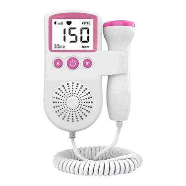 Imagem de Monitor Fetal Frequência Cardíaca Doppler Para Bebê Detector Batimento