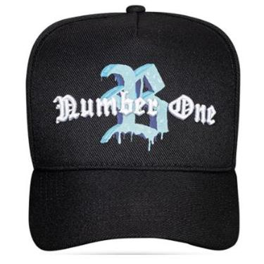 Imagem de Boné Blck Number One Alto Relevo Unissex - Preto Preto ÚNICO-Unissex