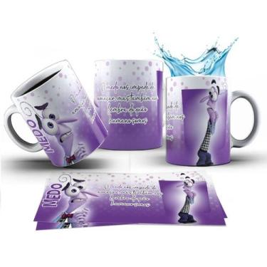 Imagem de Caneca 325ml Divertidamente 2 Mood do Dia Ansiedade Tristeza - LARANJA