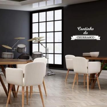 Imagem de Adesivo de Parede Cantinho do Churrasco Decoração Área Gourmet - Kanto