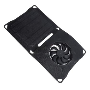 Imagem de Ventilador Movido a Energia Solar, Ventilador de Painel Solar Ventilador de Exaustão Solar Portátil Ventiladores Solares para Casa Com Ventilador de Ventilação Solar de Silício