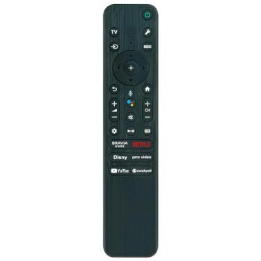 Imagem de Controle remoto de voz de substituição RMF-TX810U compatível com Sony 4K HDR Smart LED Google TV 2023 modelos KD-65X77L KD-85X77L KD-75X77L KD-55X77L KD-50X77L KD-43X77L KD-75X77CL KD-65X77CL KD-80X