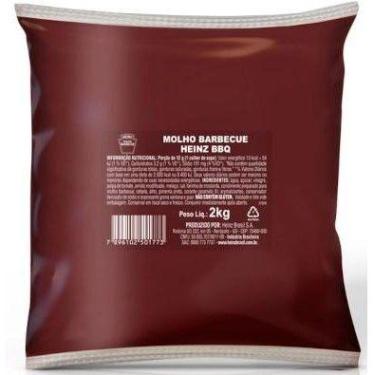 Imagem de Molho Barbecue Bbq Heinz Bag 2kg