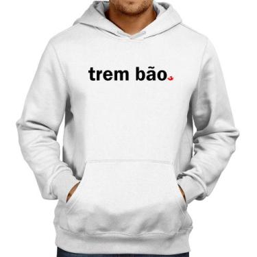 Imagem de Moletom Trem bão - Foca na Moda, Branco, M