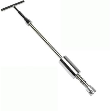 Imagem de LadyRosian Ferramentas de reparo de amassados sem pintura martelo deslizante de barra em T ajustável para reparo de granizo de carroceria automotiva removedor de amassados