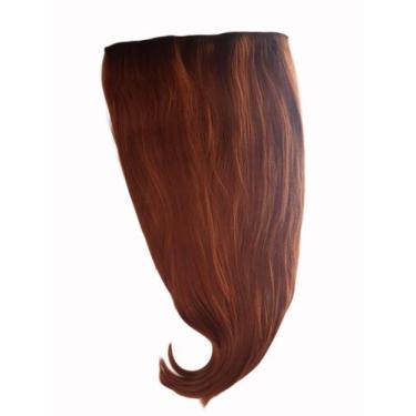 Imagem de Alongamento Aplique Tic Tac Liso Ruivo De Fibra Orgânica - C&C Shop