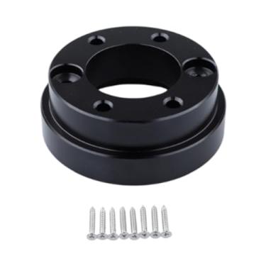 Imagem de BaotyJie Adaptador de volante Adaptador Substituição de corrida Raça Modificação de jogo Peças Fácil de instalar anel de soquete do volante para G920, Preto