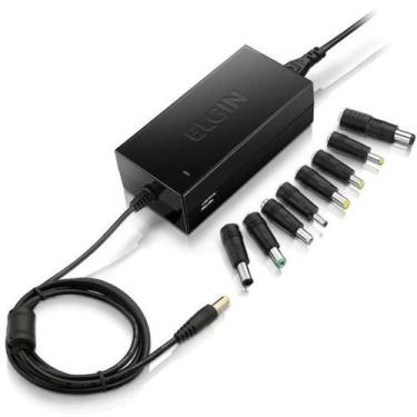 Imagem de Fonte para Notebook 90W Universal com 09 Adaptadores Bivolt - ELGIN