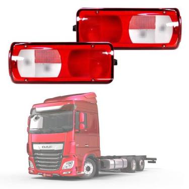 Imagem de par Lanterna Traseira Compativel Daf Xf FTT 530 Fts 480 CF - GAUER